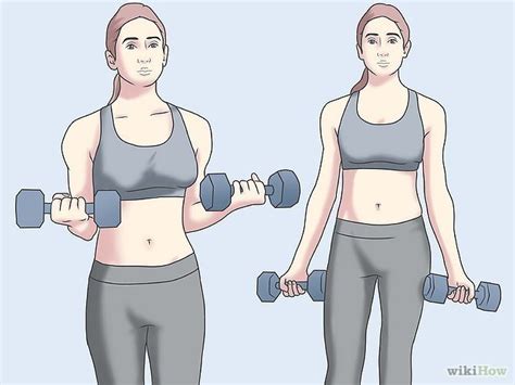 How To Work Out At Home Using Hand Weights At Home Workouts Hand