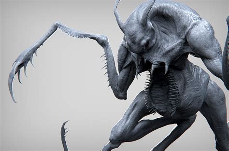 Artstation Alien Creature Concept Sketch