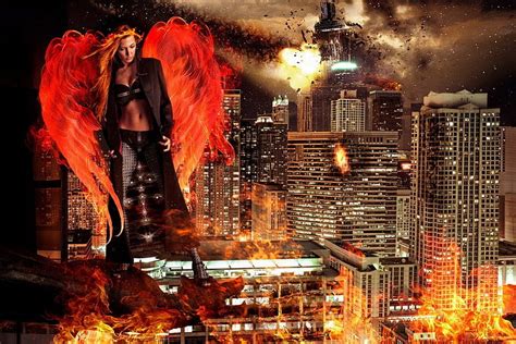 1920x1080px 1080p Free Download End Of All Days Fire City Fantasy