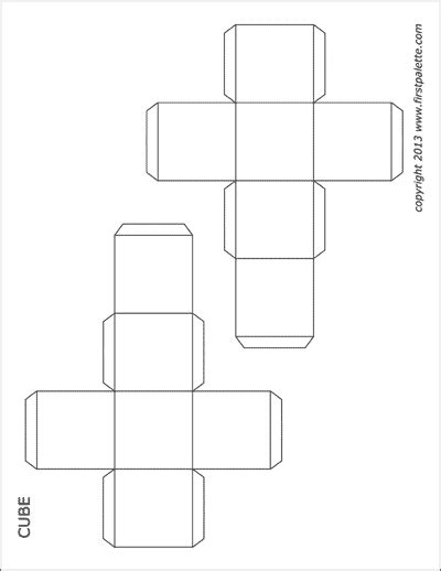 Collection of most popular forms in a given sphere. Cube Templates | Free Printable Templates & Coloring Pages ...