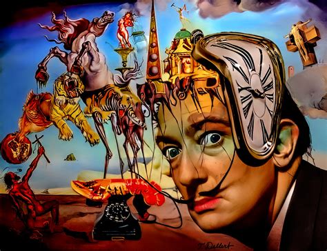 Salvador Dali An Artist Out Of Time By Thomas Dellert 2019 Print