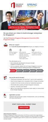 Hong leong bank management associate graduate trainee program. Enterprise Singapore Management Associate Programme — open ...