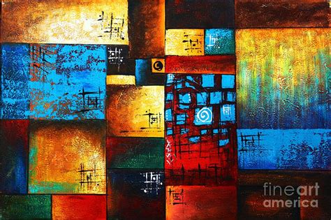 Abstract Oil Painting Modern Contemporary Art House Wall