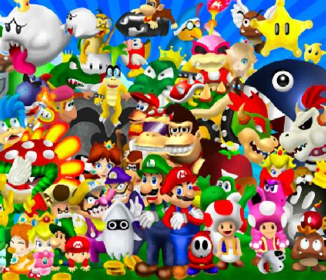 Imagenes De Los Personajes De Mario Bros Reverasite