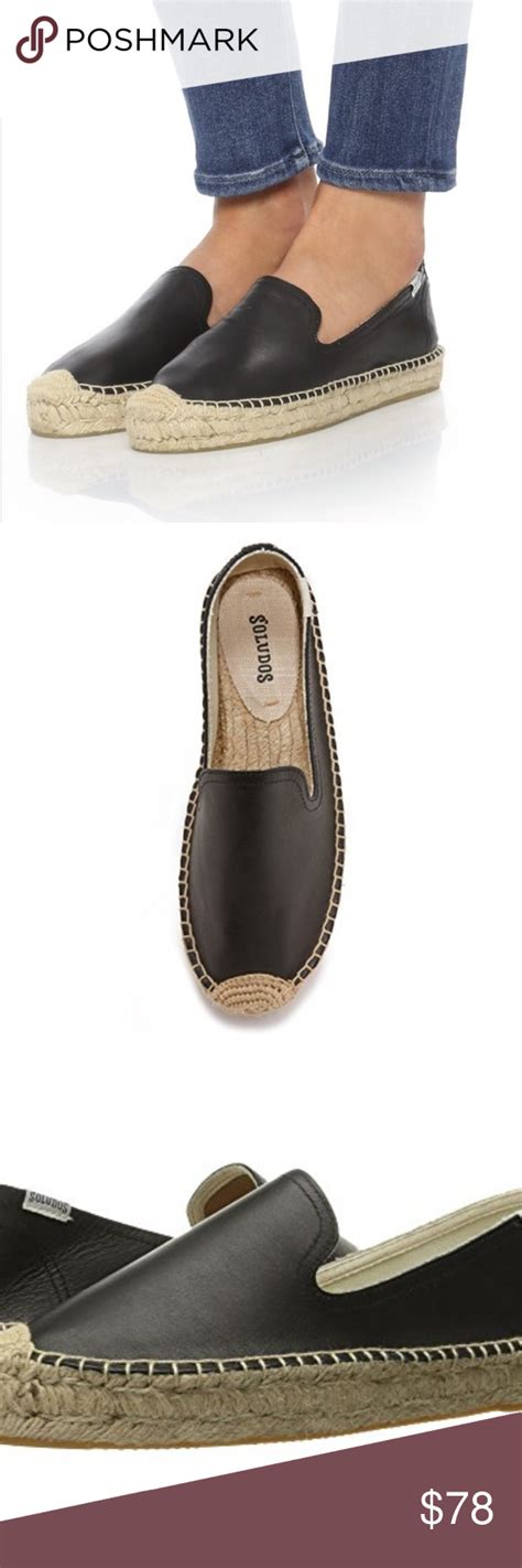 Soludos Leather Espadrille Loafers Leather Espadrilles Anthropologie