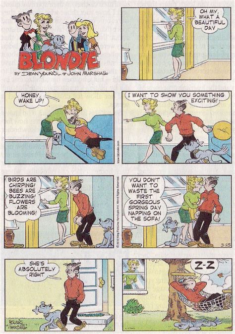 Blondie Newspaper Cartoons Newspaper Comic Strip Comic Strips Snoopy Comics Cartoons