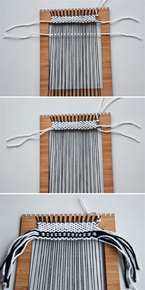 Weaving Techniques How To Weave A Side Fringe The Weaving Loom