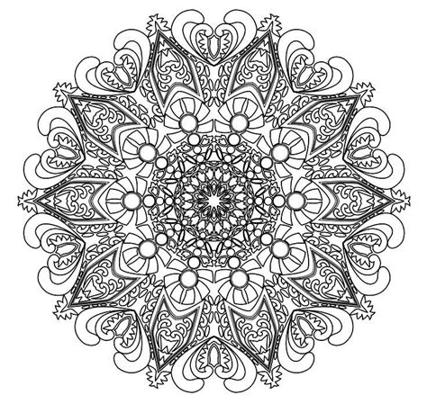 This mandala coloring page will print on a4 or letter size paper. Intricate Design Coloring Pages - Coloring Home