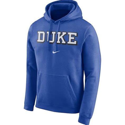Mens Nike Duke Blue Devils Club Hoodie Size Xl Duke Blue Devils