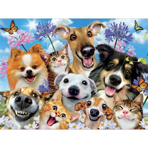 5d Diy Dog Selfie Diamond Painting Imagenes De Perros Selfie Perro