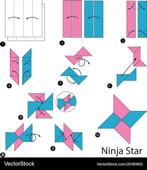 How Do You Make An Origami Ninja Star Step By Tutorial Origami Handmade