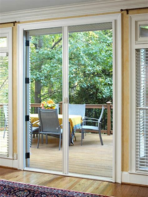 Retractable Door Fly Screens For French Doors 1800mmw X 2100mmh White