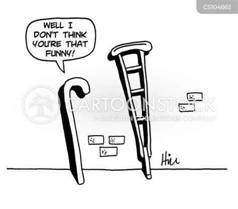 Funny As A Crutch Cartoons And Comics Funny Pictures From Cartoonstock