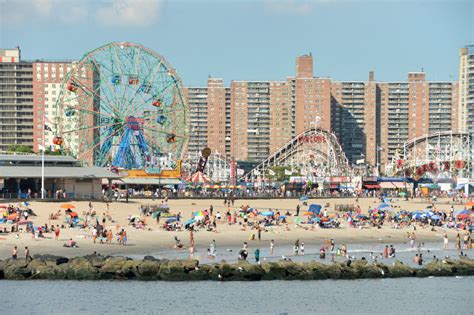 Coney Island Beach And Boardwalk Nyc Parks