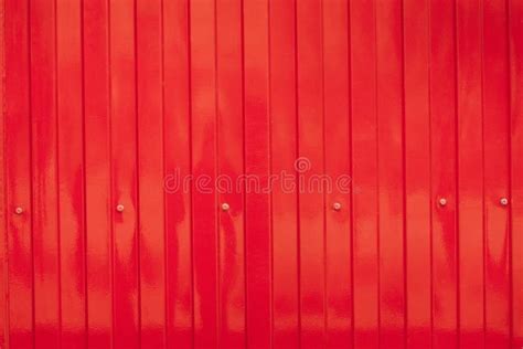 Texture Of The Red Metal Fence Stock Image Image Of Pattern Roof