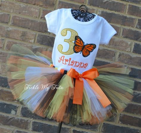 Monarch Butterfly Birthday Tutu Outfit