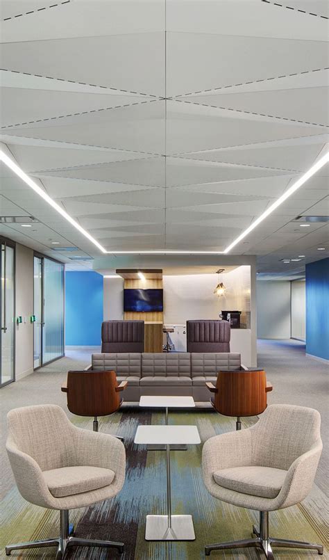 Drop ceiling covered with inncov decor panels. Delta Drop® ceiling systems offer a high degree of ...