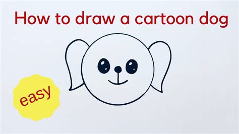 How To Draw A Cute Cartoon Dog Step By Step