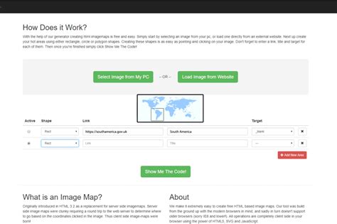 Image Map Generator Responsive Online Html Editor Mapping Tool