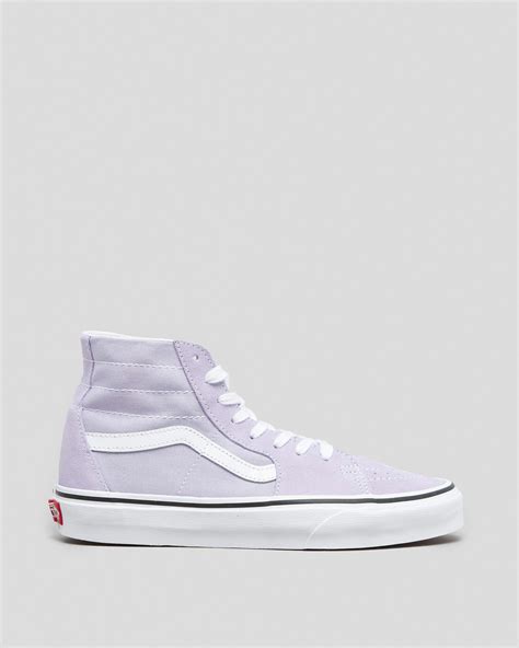 Vans Womens Sk8 Hi Tapered Shoes In Purple Heather Fast Shipping And Easy Returns City Beach