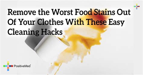 Remove The Worst Food Stains Out Of Your Clothes With These Easy