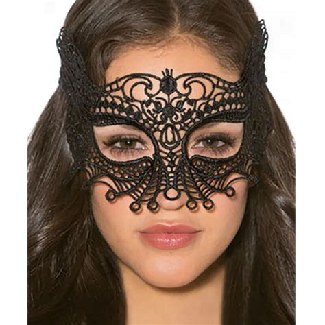 Sex Accessories Black Women Lace Eye Masks Fancy Dress Costume Mask