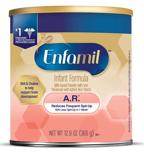 Enfamil Ar Infant Formula Clinically Proven To Reduce Spit Up In 1