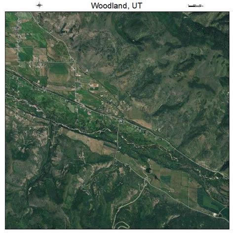 Aerial Photography Map Of Woodland Ut Utah