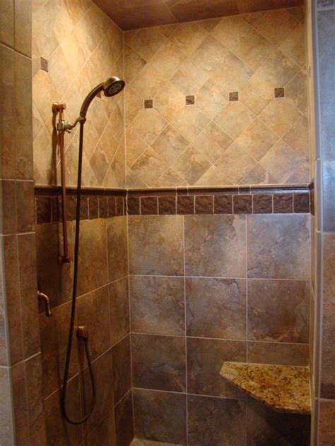 Brown Tiled Shower Shower Tile Bathroom Shower Tile Bathroom Tile