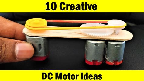 10 Dc Motor Creative Diy Ideas Compilation Youtube