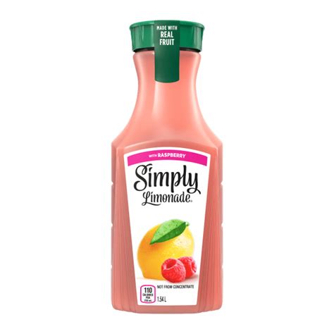 Simply Lemonade With Raspberry Simply Beverages Canada