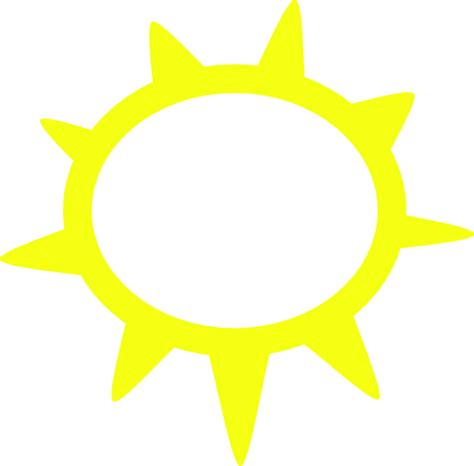 Sunny Weather Symbols Clip Art 117259 Free Svg Download 4 Vector