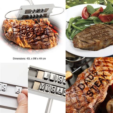 Mark your steak with your name or a message of your choice.perfect for that friend who's it's a bbq branding iron for putting your name or a message onto steaks! BBQ branding Iron - Amazing Products