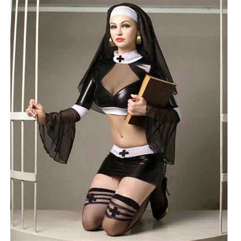 New Christmas Hot Selling Sexy Halloween Nun Costumes For Women Fantasy