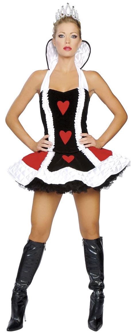 Adult Sexy Queen Of Hearts Womens Costume The Costume Land