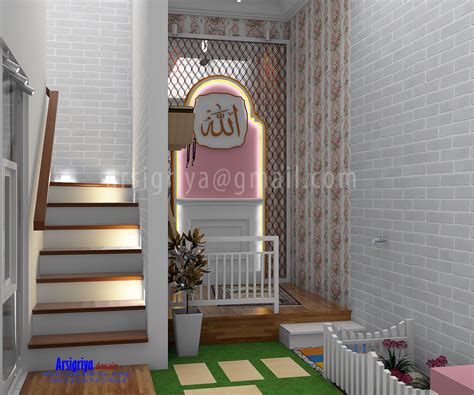 Desain ini sangat sesuai untuk desain rumah minimalis. 45SNG: Desain Mushola Minimalis Dalam Rumah