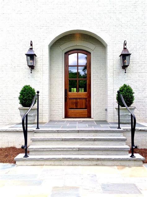 Front Entry Ideas Entry Traditional With Wrought Iron Railings Copper