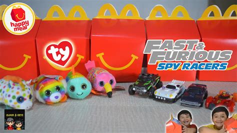 fast and furious spy racers ty teenie teeny tys mcdonald s happy meal 2020 set of 8 toys