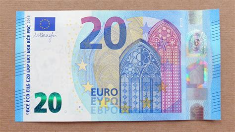 New 20 Euro Banknote Twenty Euro 2015 Obverse And Reverse Youtube