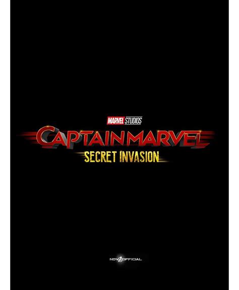 What did you think about captain marvel trailer? Captain Marvel: Secret Invasion fan made logo by Nova ...