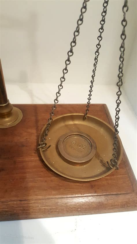 Antiques Atlas Brass Scales Including Weights