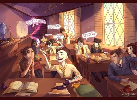 Avatar And Harry Potter Crossover By Viria Legend Of Korra Pinterest Aang Ravenclaw