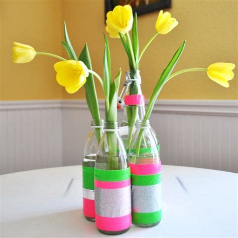 Recycled Spring Bud Vases | Vase crafts, Bud vases, Vase