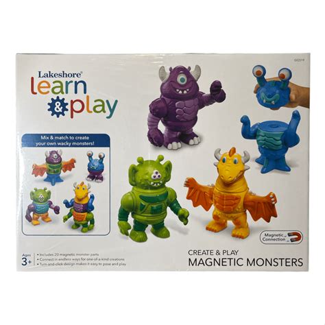 Lakeshore Create And Play Magnetic Monsters