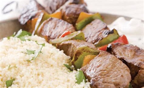 We did not find results for: Beef skewers with couscous and spicy yoghurt dressing ...