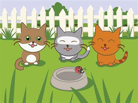 Three Cats Illustrations Royalty Free Vector Graphics And Clip Art Istock