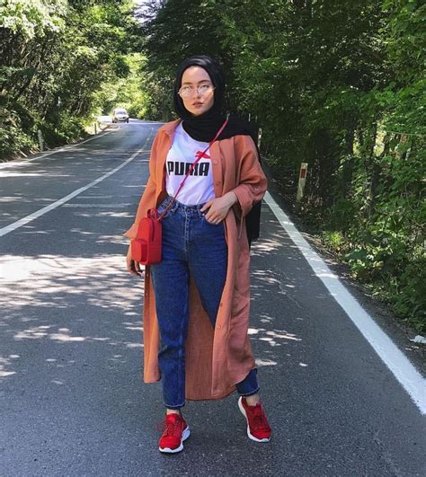 Pin Haf Tima♥ Hijab Outfit Hijabi Outfits Casual Hijab Fashion
