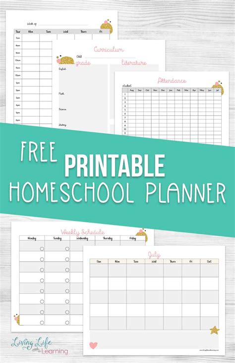 A free homeschool planner printable, that's what! Free Printable Homeschool Planner | Homeschool planner ...