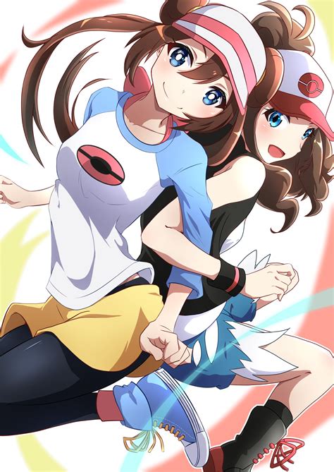 Rosa And Hilda Pokemon And More Drawn By Negimiso Danbooru