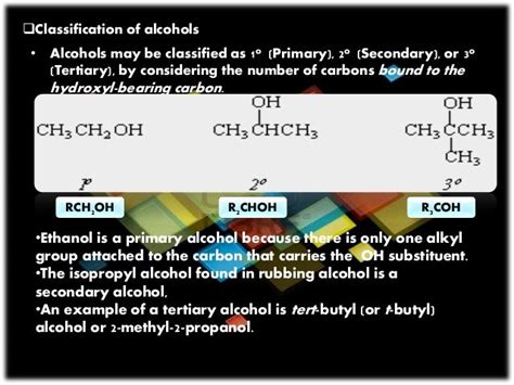 Alcohol In Organic Chemistry
